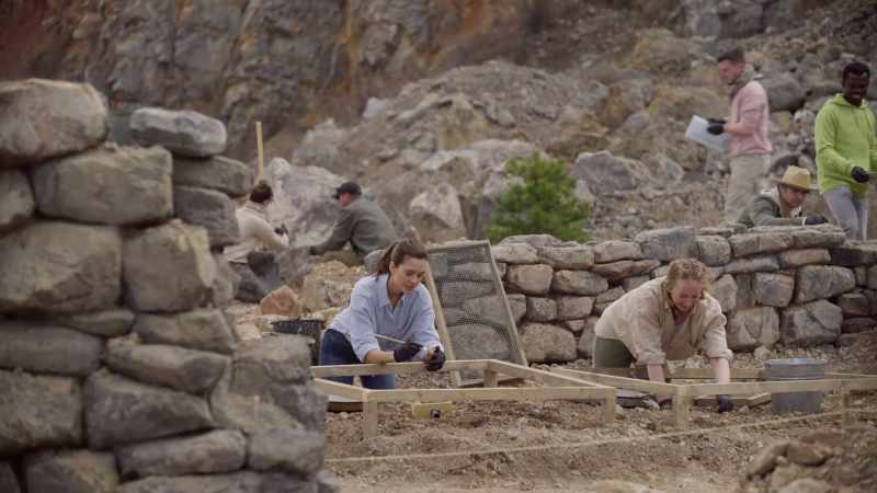 It feels so good to be back on a dig site, especially with you