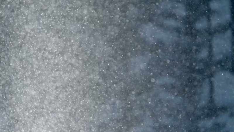 It gets so cold here that water vapor crystallizes