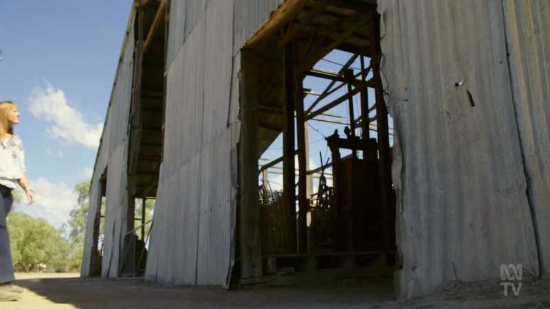 It was here inside this very shed at Dunlop Station