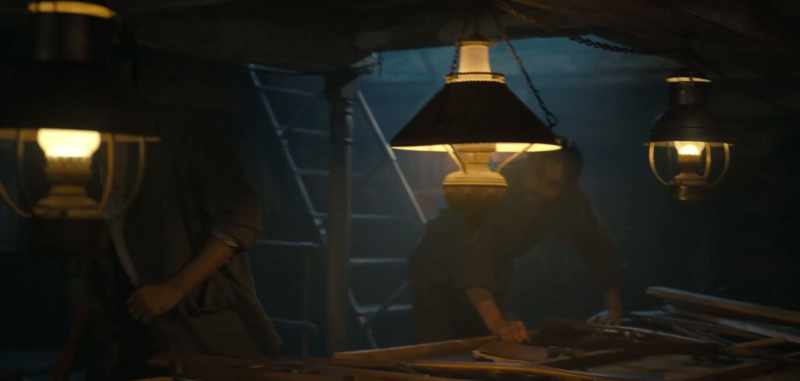 It hid below deck
