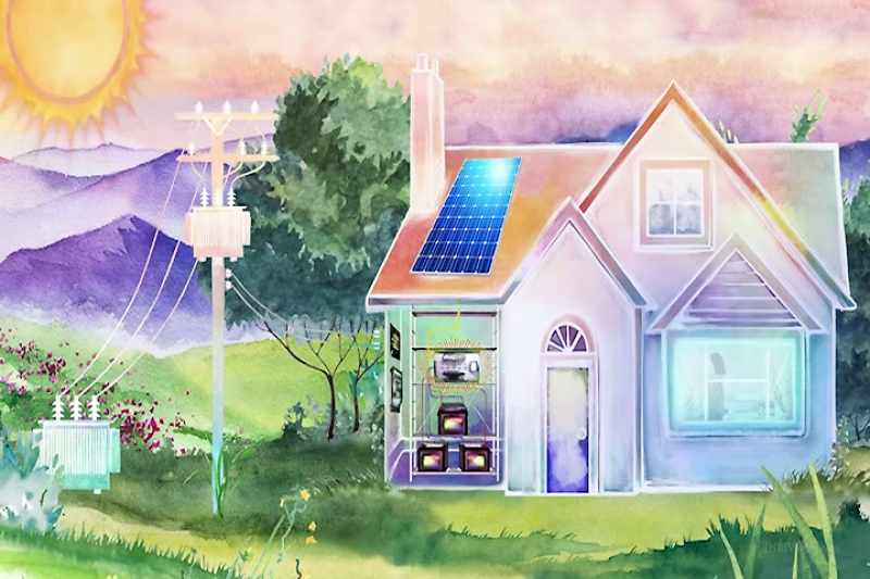 It immediately has access to the energy from its batteries