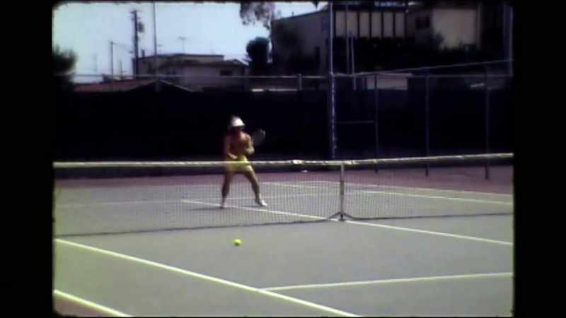 It was in front of tennis courts