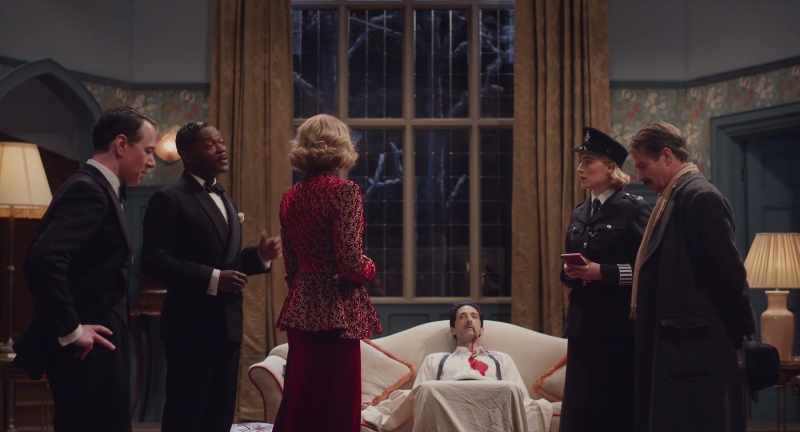 It was just a reference to Agatha Christie and her penchant for denouement