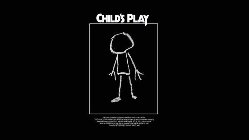 It was just completely black and in white, a stick figure