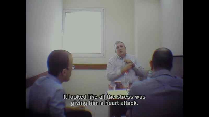 It looked like all that stress was giving him a heart attack