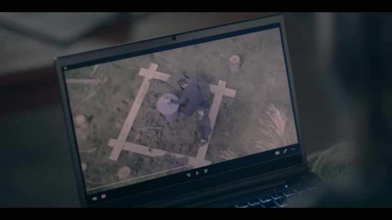 It looks like a borehole, where someone's drilled