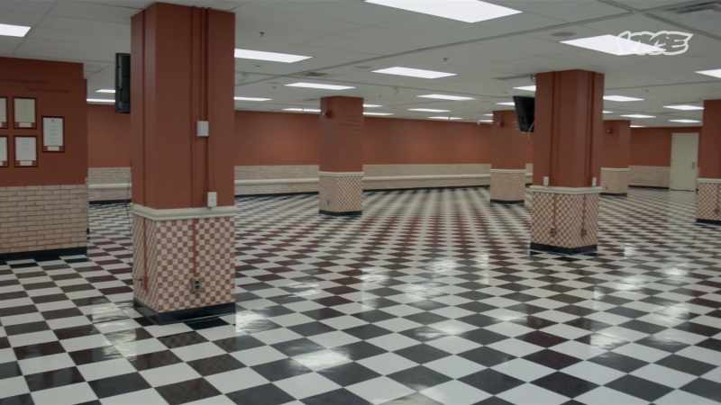 It looks like a high school cafeteria here, you know.