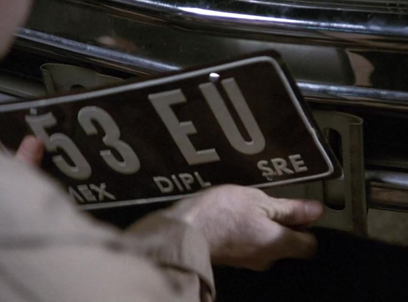 It looks like they're changing the license plates