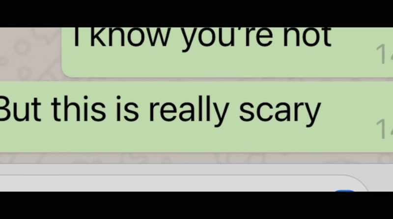 It made me paranoid, constantly looking over my shoulder