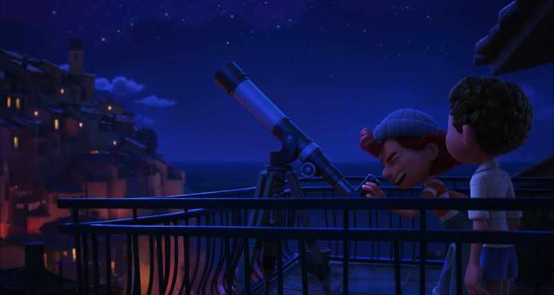 It makes faraway things seem close. Look