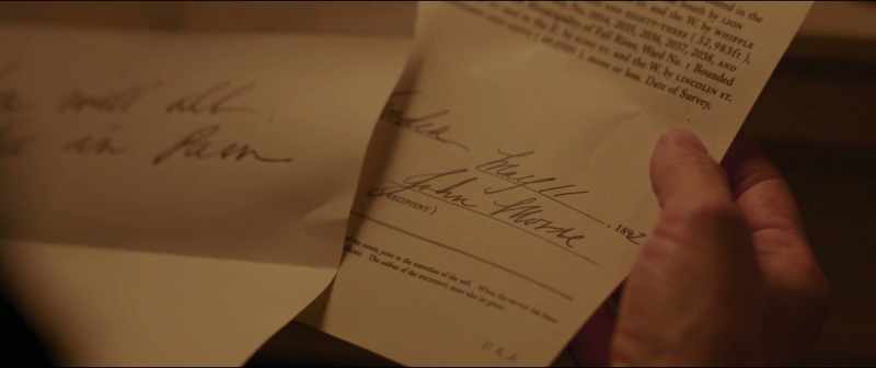 It matches a contract I found in father's office