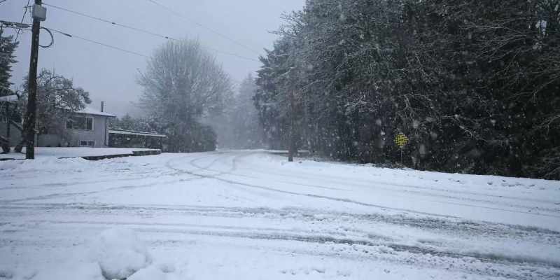 It may just be flurries out there now