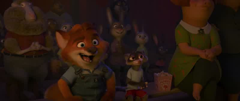 It may seem impossible to small mindsI'm looking at you Gideon GreyAUDIENCE CHUCKLINGBut just 211 miles awaystands the great city of ZootopialWhere our ancestors first joined together in peaceand