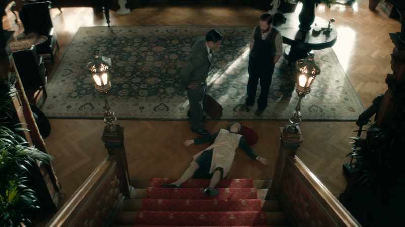 It was my view that she tripped and fell down the stairs