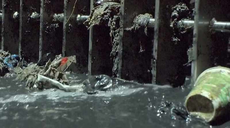 It needs to be removed before the sewage