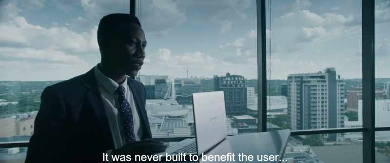 It was never built to benefit the user