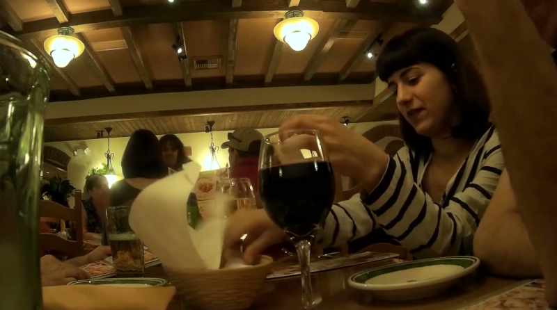 It offers as Italian food