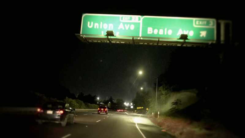 It was onto the freeway