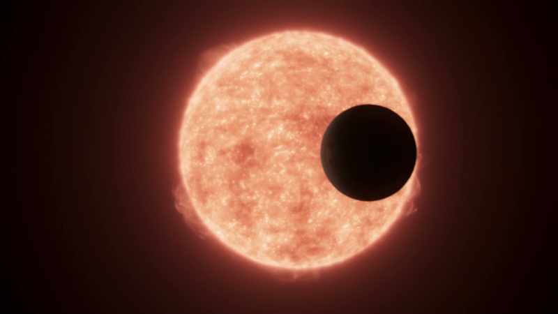 It orbits very close to its star, circling once every 14 days