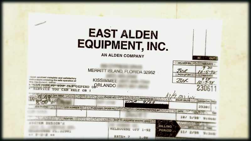 It was rented with a check from Donal O'Sullivan
