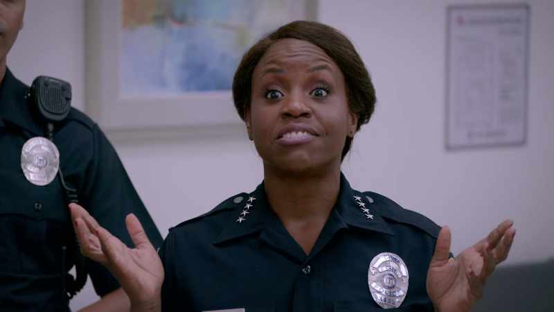 It said it right on her name plate
