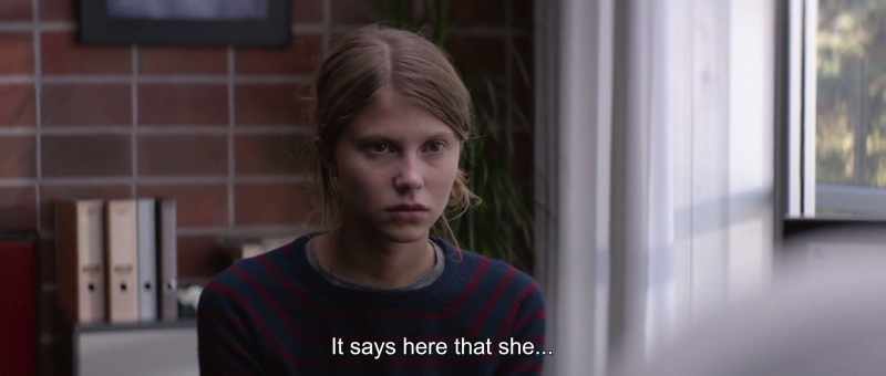 It says here that she was admitted to Hellersmo during the spring in 2016