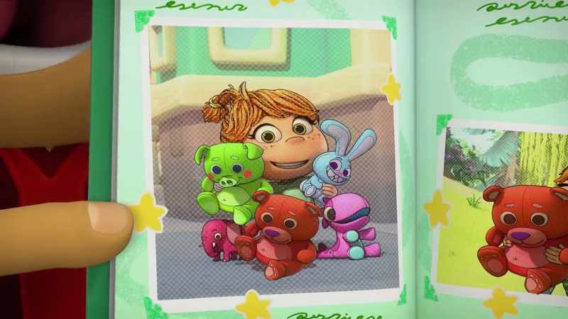 It says on page 79 that she loves stuffed animals