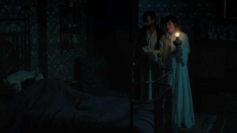It seemed to be leering directly at her