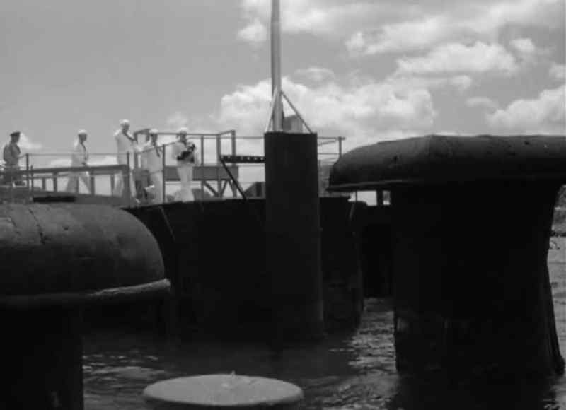 It seemed strange saluting the quarterdeck