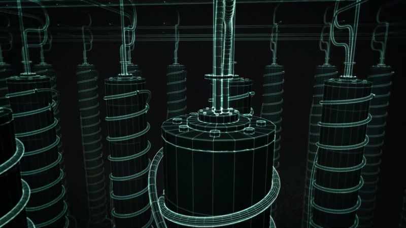 It separates uranium based on spinning the rotors