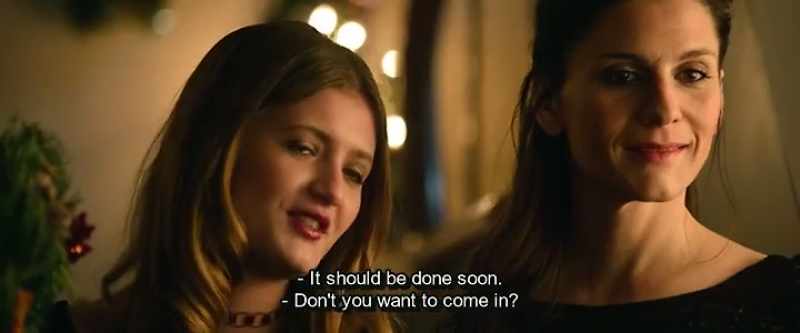 It should be done soon. - Don't you want to come in?