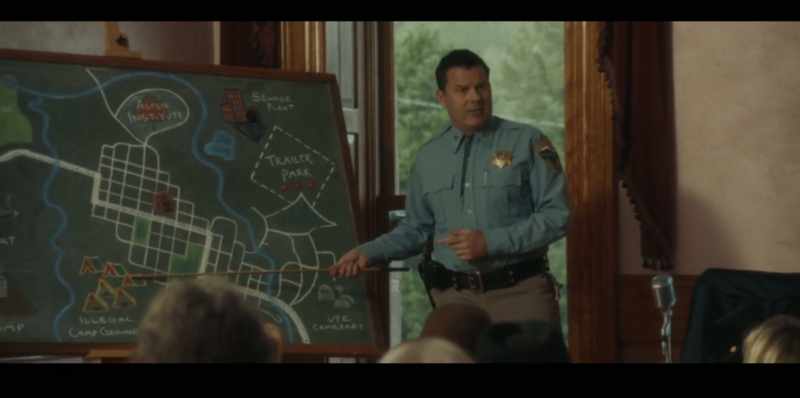 It shows illegal campgrounds