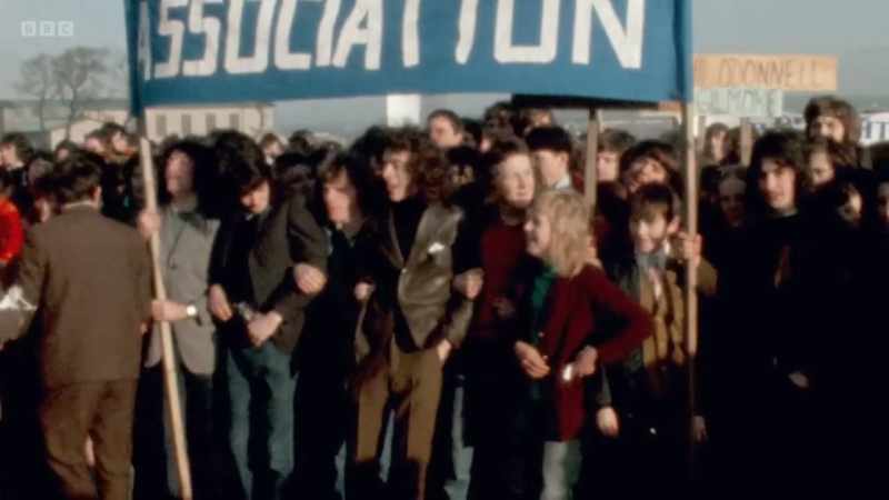 It started on this hill in a Catholic area