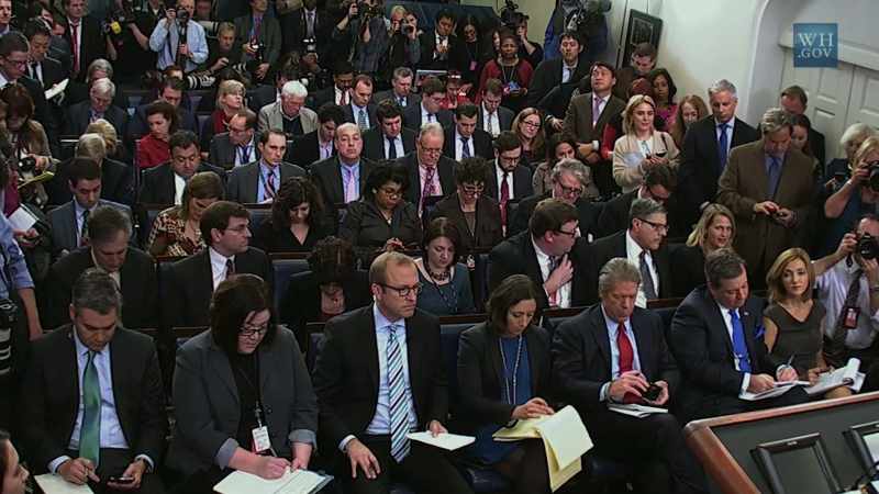 It was the first time a president has blamed