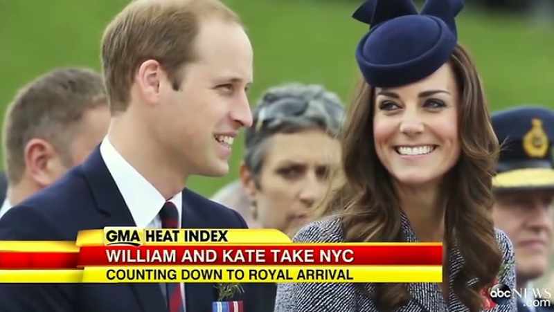 It is the royal couple's first visit to the Big Apple