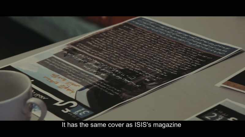 It has the same cover as ISIS's magazine