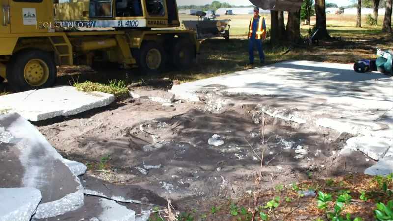 It took three days to dig his body up from the ground
