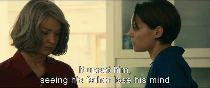 It upset him, seeing his father lose his mind