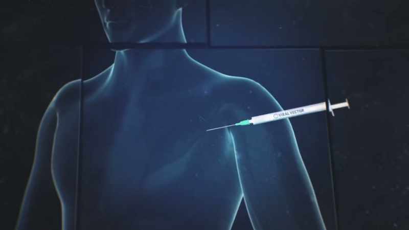 It uses a common cold virus that is modified to be harmless
