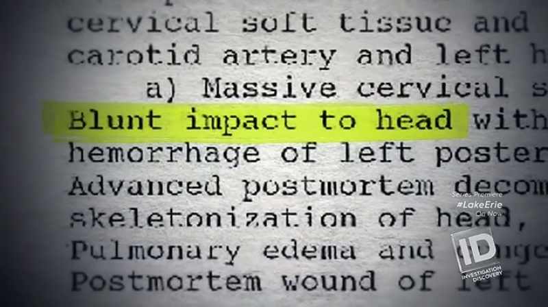 IT WAS A VERY VIOLENT, TRAUMATIC DEATH