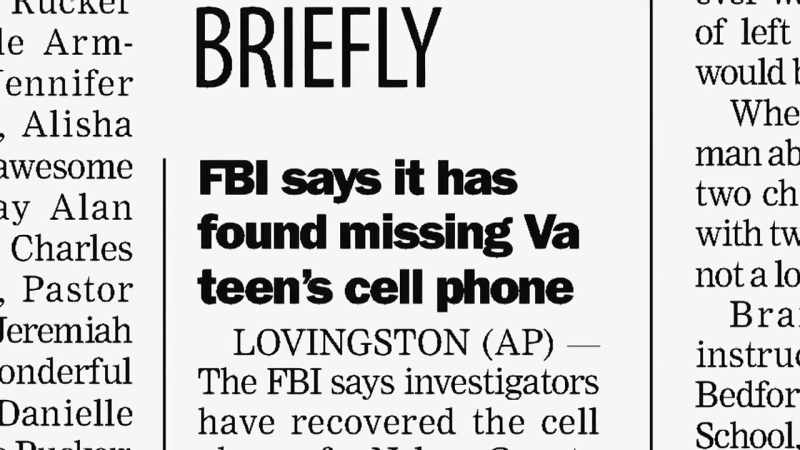 IT WAS, IN FACT, ALEXIS MURPHY'S CELLPHONE