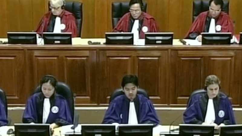 IT WAS THE INTERNATIONAL COURT'S FIRST VERDICT