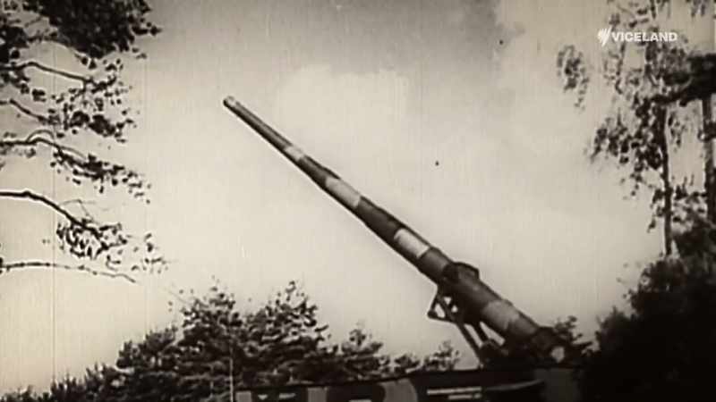 It wasn't a new idea, large cannons and howitzers had been