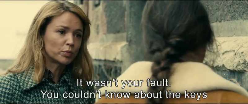 It wasn't your fault! You couldn't know about the keys
