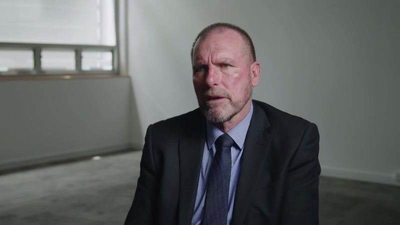 It wasn't until later in the interview, when there was a break