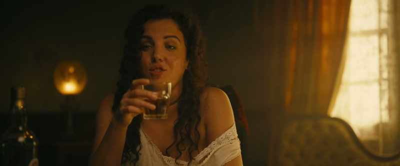 It went through the house, crushing her fancy-ass parlor
