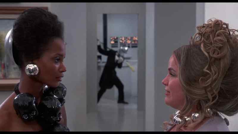 It was white on white. And you know where she got it?