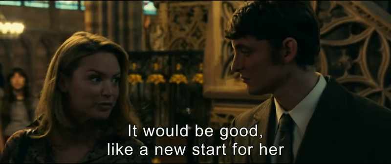 It would be good, like a new start for her