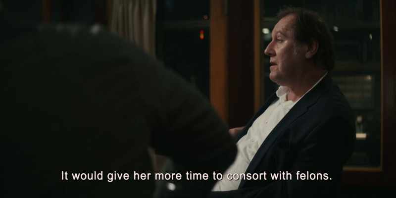It would give her more time to consort with felons