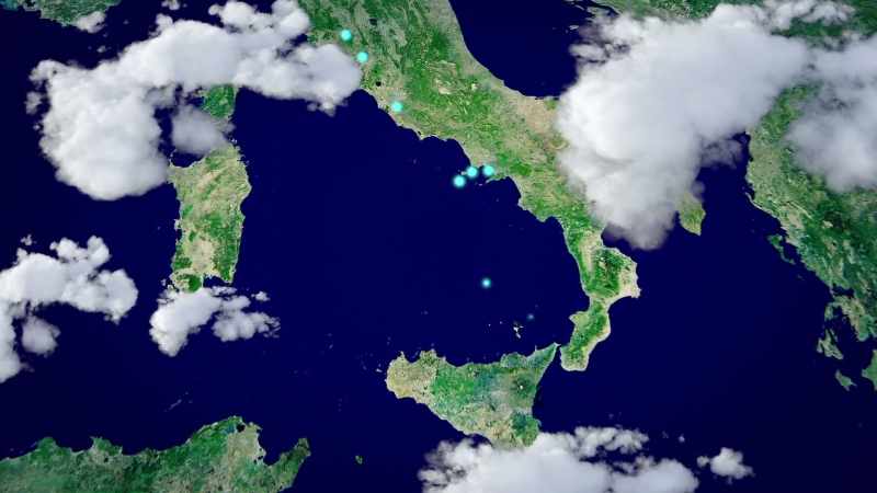 Italy is home to over a dozen volcanoes